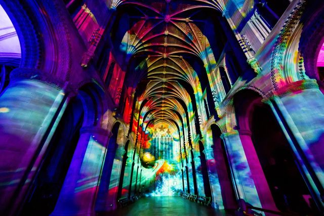 I had a fantastic evening capturing Luxmuralis’ incredible sound and light installation at the Hereford Cathedral alongside Your Herefordshire!

Credit: Luxmuralis Artistic Collaboration / Cameron M-Hill Photography